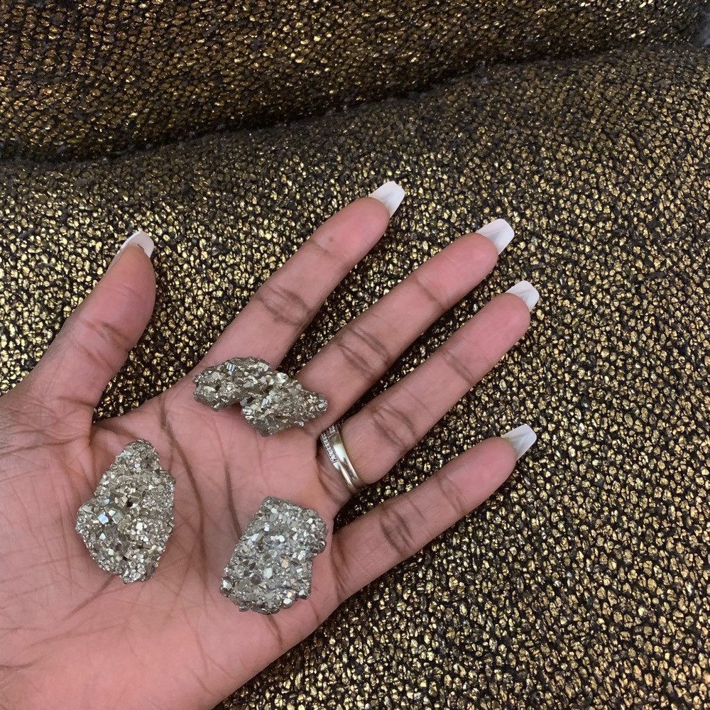 Pyrite also known as fools gold. Attract abundance